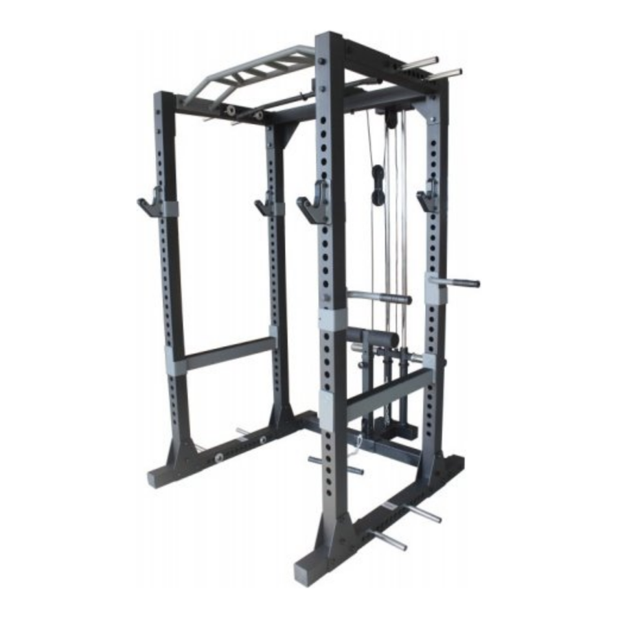 Power Cage met Lat & Low Pulley attachment - xtremefitnessstore