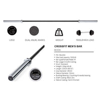 Crossfit Men Barbell 20kg - xtremefitnessstore