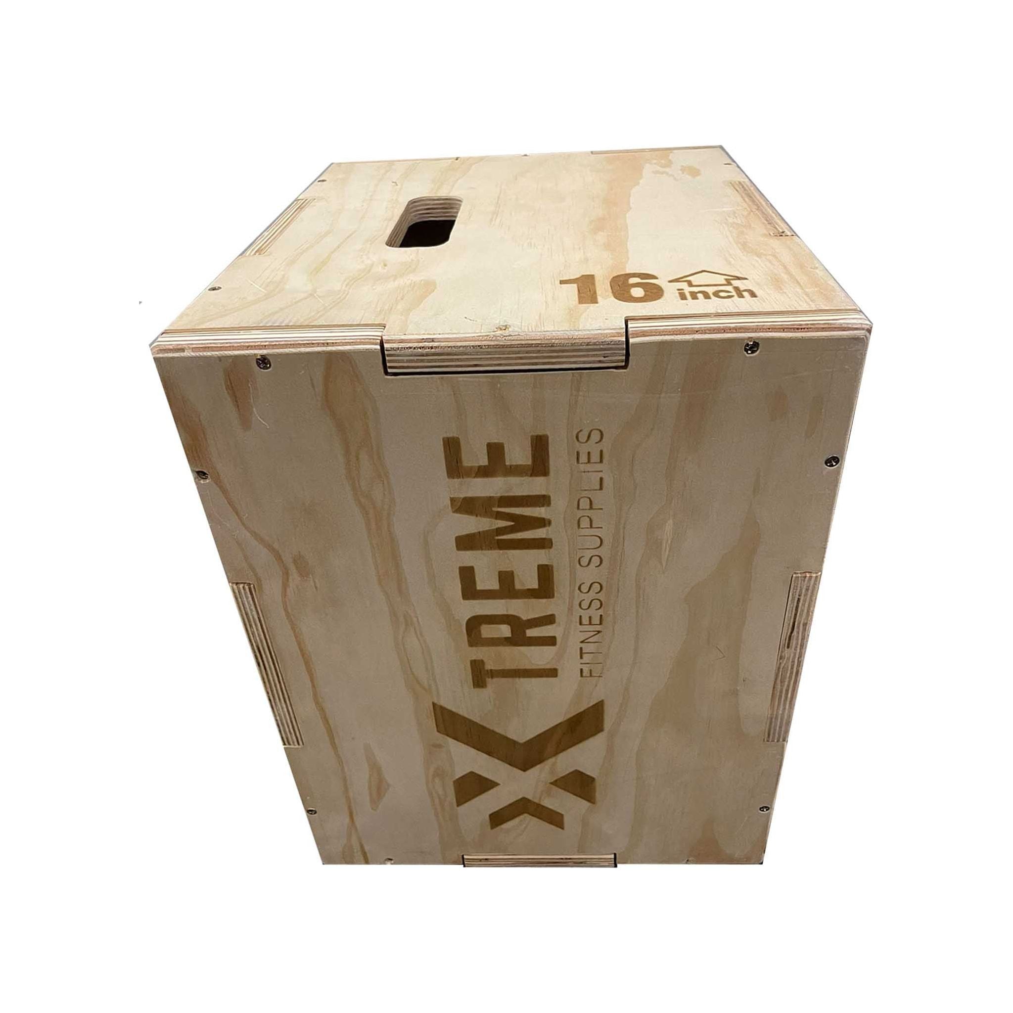 Xtreme Houten Plyo Box 3-in-1 - Klein - 40 x 45 x 50 cm - xtremefitnessstore